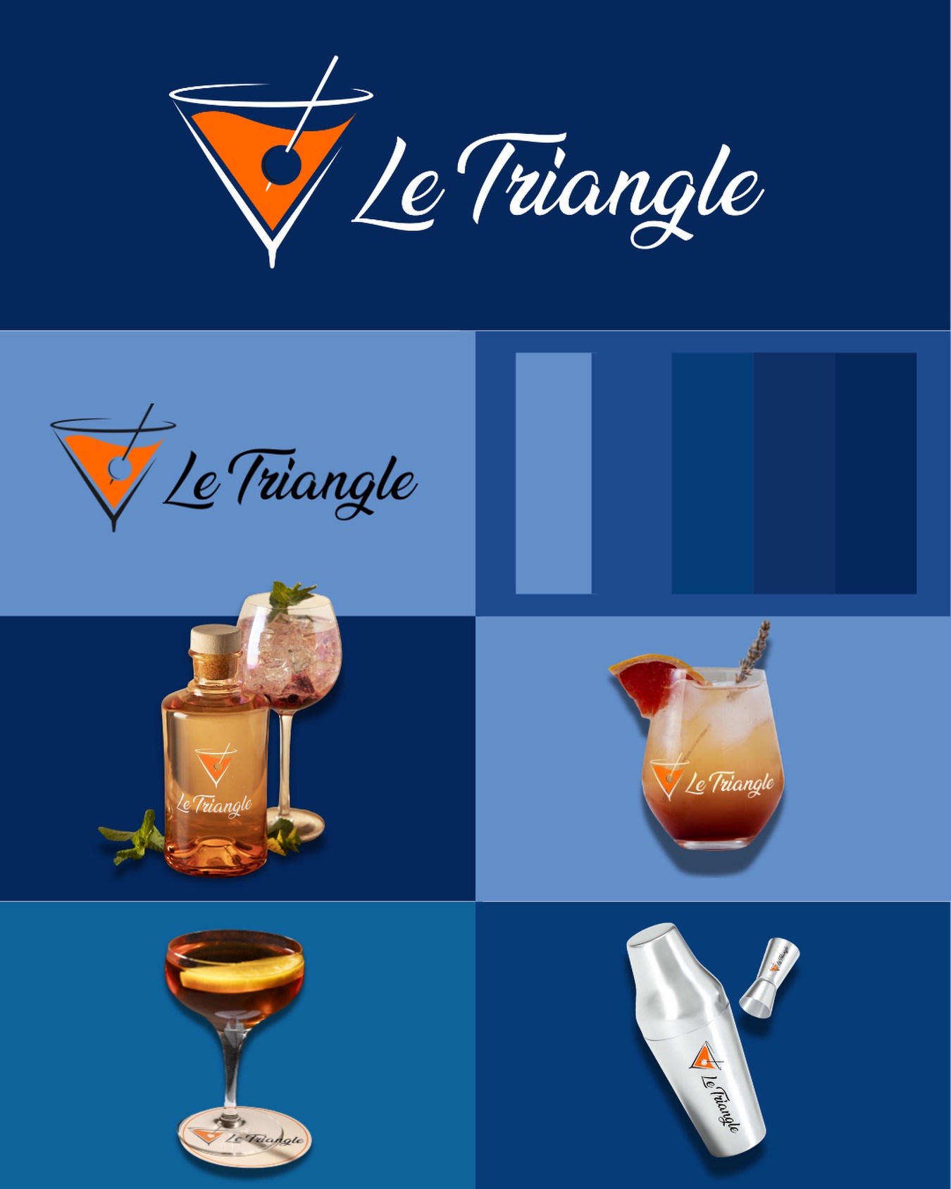 Création d'identité visuelle – Le Triangle